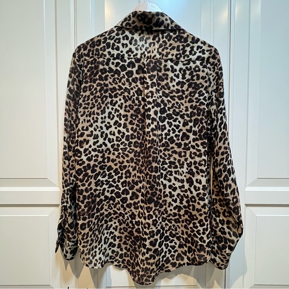Ines sz M Animal Print Blouse - Picture 4 of 8